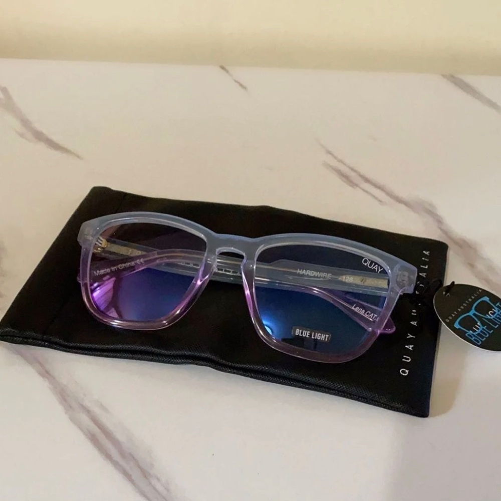 Quay Hardwire Blue Light Glasses NWT